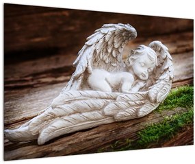 Obraz - Spiaci anjelik (90x60 cm)