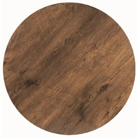 Okrúhly jedálenský stôl AMADEO II 90x90 cm, dekor orech