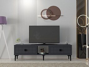 TV stolík/skrinka Yutta (antracit). Akcia -14%. Vlastná spoľahlivá doprava až k Vám domov. 1144966