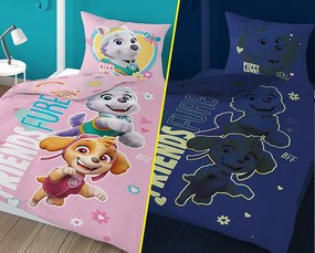 Svietiace obliečky PAW PATROL Friends furever ružové Rozmer obliečky: 70 x 80 cm | 140 x 200 cm
