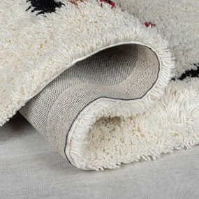 Krémový ručne tkaný vlnený koberec 160x230 cm Moroccan Fes – Flair Rugs