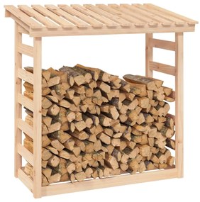 Stojan na palivové drevo 108x64,5x110 cm masívna borovica