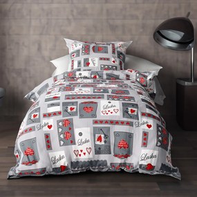Bavlnené obliečky ROSAL LOVE 2-dielna sada 140x200cm