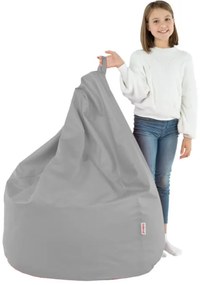 Sedací vak SAKO svetlosivý ekokoža