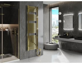 Mexen Helios, elektrické vykurovacie teleso 1800 x 500 mm, 900 W, zlatá lesklá, W103-1800-500-2900-50