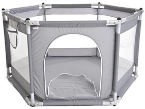 Hracia ohrádka 120 cm, sivá