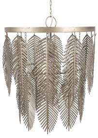 Zlatá závesná lampa kovová retro