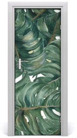 Samolepiace fototapety na dvere Monstera 85x205 cm