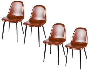 Livarno home Stolička San Diego, 4 kusy  (800005420)