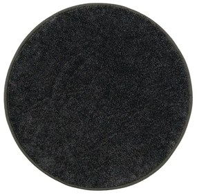 Vopi koberce Kruhový koberec Capri antracit - 57x57 (průměr) kruh cm