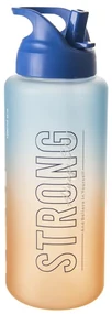 Oranžovo-modrá tritánová fľaša 1 l Moly – Orion