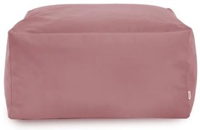 Plyšová taburetka svetloružová