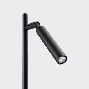 Stolná lampa Pastelo, 1x čierne kovové tienidlo