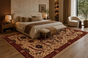 Koberec KASHQAI 4335 100 béžový / bordový