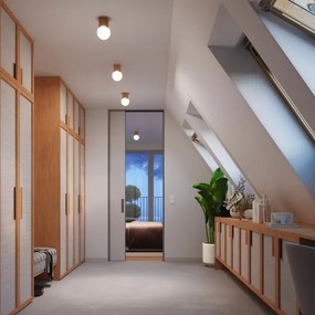 Sollux SL.1407 - Bodové svietidlo SOLIS 1xG9/8W/230V buk