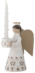 Polyresinové svietniky s vianočným motívom v súprave 4 ks Abba - Bloomingville