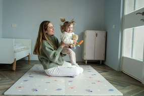 Hracia podložka puzzle penová XL Záhrada