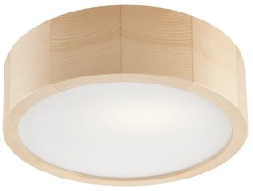 Svetlohnedé stropné svietidlo so skleneným tienidlom ø 27 cm Eveline – LAMKUR