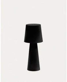 ARENYS LARGE exteriérová stolová bezkáblová lampa Čierna