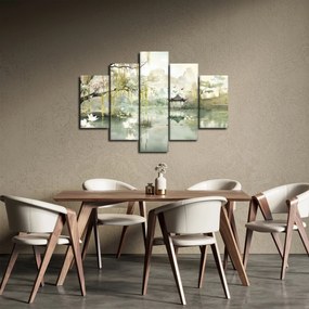 Obraz - Čínske jazero (150x105 cm)