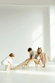 Šmykľavka - lezecká stena prírodná malá