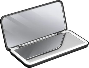 Concept KZ2020 - LED kozmetické zrkadlo PERFECT SKIN LED/1,5 W/5 V, 300 mAh, čierne