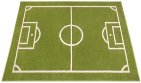 Koberec CLARA KIDS 02922A Ihrisko zelený / krémový