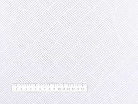 Biante Teflónový behúň na stôl Milano TF-094 - biely 45x180 cm