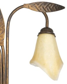 ONLI - Nástenné svietidlo ALGA 3xE14/6W/230V bronzová