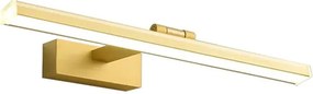 Toolight Toolight, LED kúpeľňové nástenné svietidlo nad zrkadlo 40cm 8W 1200lm 4000K APP833-1W, zlatá, OSW-07011