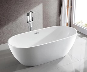 Aqualine Aqualine, DOURO voľne stojaca vaňa 180x80cm, biela, E1880