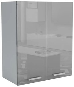 Kuchynská skrinka 60G 2F V72 LUX šedá