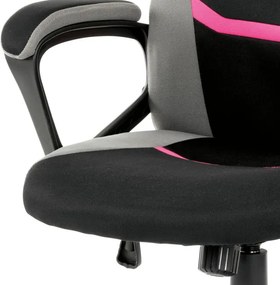 Detská otočná stolička ružová KA-L611 PINK