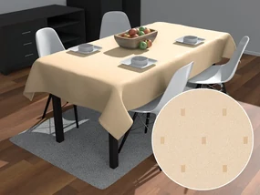 Biante Teflónový obdĺžnikový obrus TF-085 Obdĺžničky na béžovom 50x100 cm
