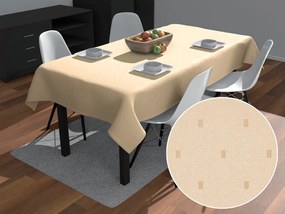 Biante Teflónový obdĺžnikový obrus TF-085 Obdĺžničky na béžovom 60x100 cm
