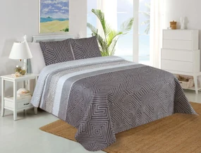 Prehoz na posteľ Plaza TiaHome - 140 x 220cm + 1ks 45x45cm