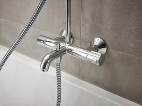 Hansgrohe Vernis Blend, Sprchový/vaňový systém, termostatický, hlavová sprcha + ručná sprcha, chróm, HAN-26274000