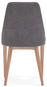 Tmavosivá jedálenská stolička Rosie – Kave Home