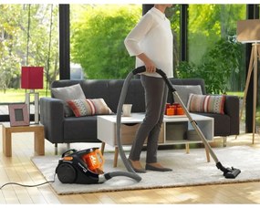 Rowenta - Bezsáčkový vysávač COMPACT POWER 1,5l 750W/230V čierna/oranžová