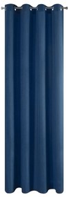 ZÁVES NA KRÚŽKOCH RITA 140X250 CM TMAVOMODRÁ