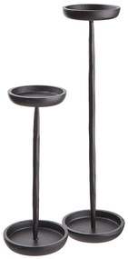 FAROL Svietnik 36 cm - čierna
