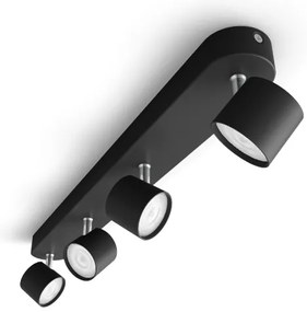 Philips - LED Stmievateľné bodové svietidlo STAR 4xLED/4,5W/230V