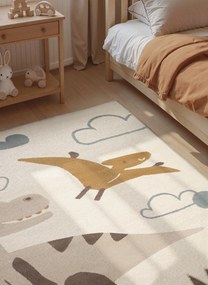 Hanse Home, Detský koberec Adventures 106412 Cream Multicolor, 120x170, viacfarebná, detská izba