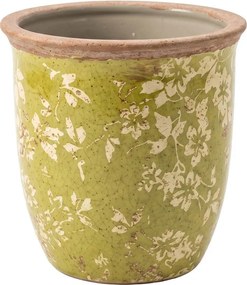 Planter Green Ceramic - ? 13*13 cm