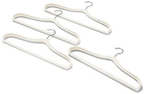 Vešiaky na šaty s rozšírením v oblasti pliec, 4 ks