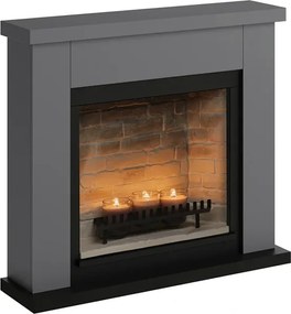 Dekoratívny krb na sviečky Tagu Frode Solid Grey