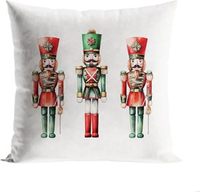 INTERMEDIC SK | Obliečka na vankúš Velvet Biela, 3 Luskáčiky 40x40 cm