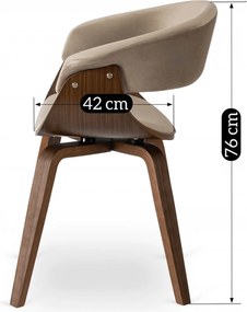 PROXIMA.store - Jedálenská stolička GARY Aura FARBA: čierna