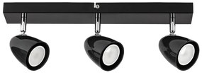 Rabalux 73019 - Bodové svietidlo PERICO 3xGU10/5W/230V čierna