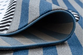 styldomova Detský modrý koberec PETIT kotva